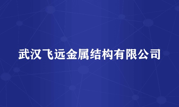 武汉飞远金属结构有限公司