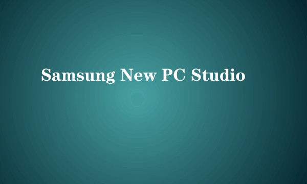 Samsung New PC Studio