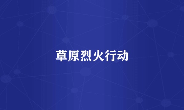 草原烈火行动