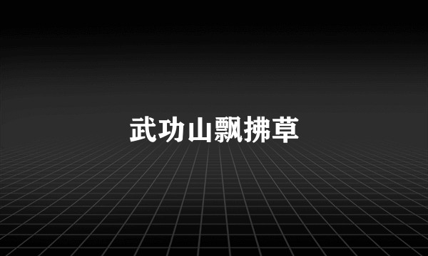 武功山飘拂草