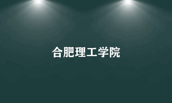 合肥理工学院