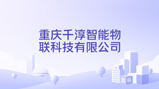 重庆千淳智能物联科技有限公司