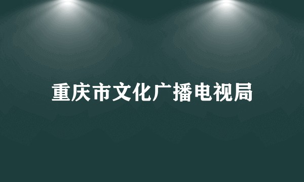 重庆市文化广播电视局