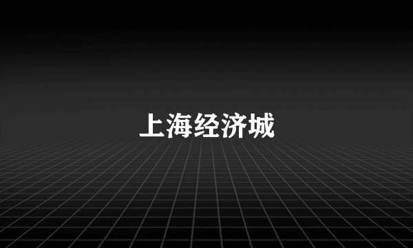 上海经济城