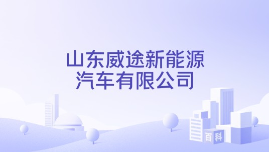 山东威途新能源汽车有限公司