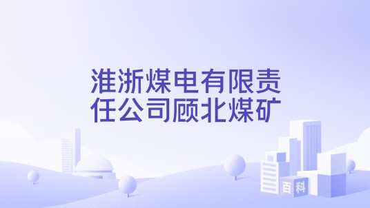 淮浙煤电有限责任公司顾北煤矿