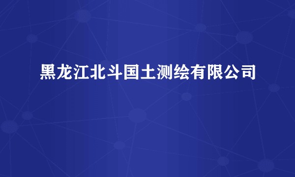 黑龙江北斗国土测绘有限公司