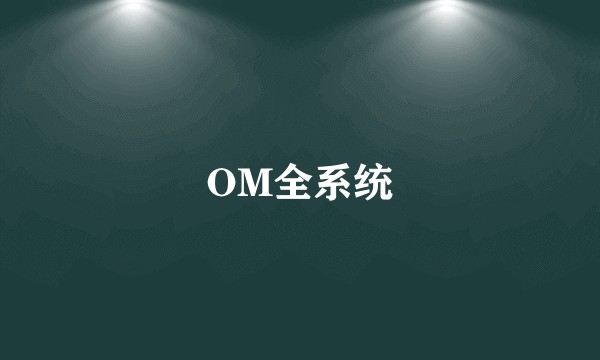 OM全系统