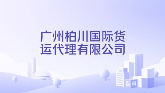 广州柏川国际货运代理有限公司
