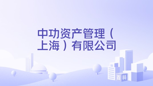 中功资产管理（上海）有限公司