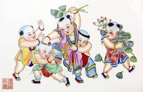 杨柳青木版年画(民间传统美术)