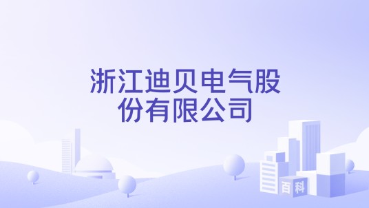 浙江迪贝电气股份有限公司