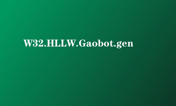 W32.HLLW.Gaobot.gen