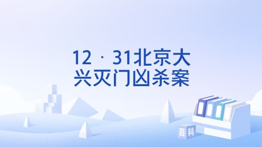 12·31北京大兴灭门凶杀案