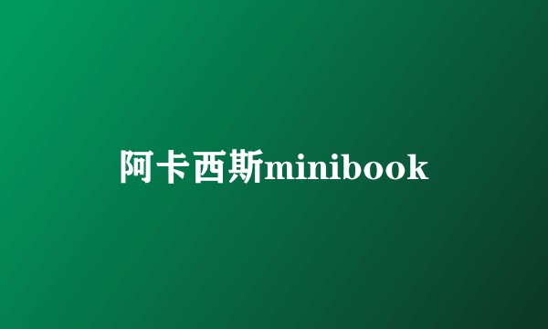 阿卡西斯minibook