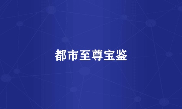 都市至尊宝鉴