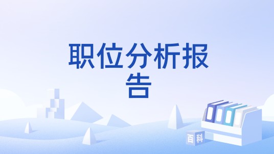 职位分析报告