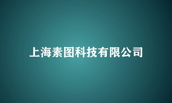 上海素图科技有限公司