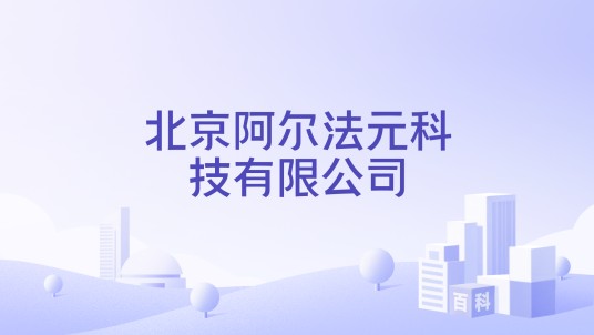 北京阿尔法元科技有限公司