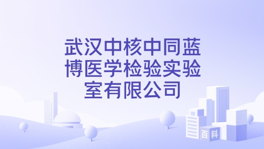 武汉中核中同蓝博医学检验实验室有限公司