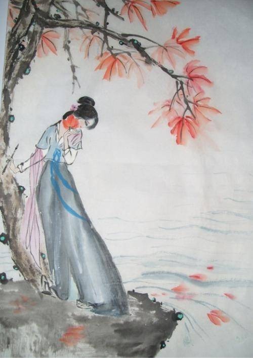 题红叶