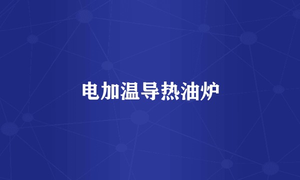 电加温导热油炉