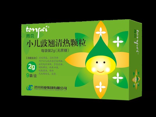 小儿豉翘清热颗粒(济川药业生产的无蔗糖型药品)