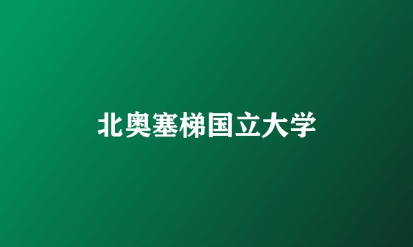 北奥塞梯国立大学