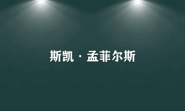 斯凯·孟菲尔斯