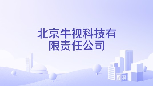 北京牛视科技有限责任公司