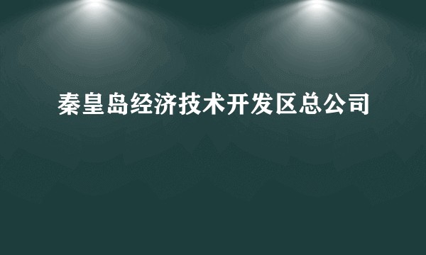 秦皇岛经济技术开发区总公司
