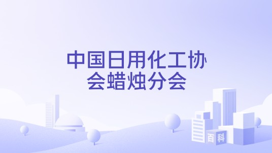 中国日用化工协会蜡烛分会