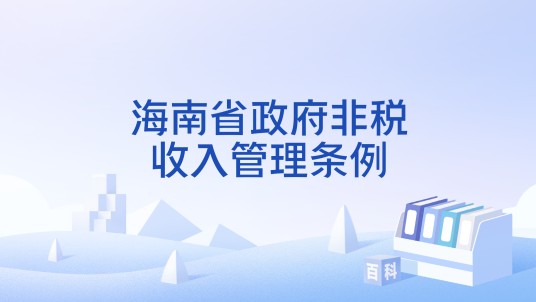 海南省政府非税收入管理条例