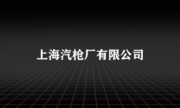 上海汽枪厂有限公司