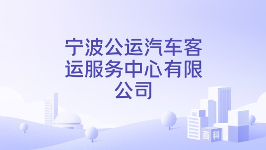 宁波公运汽车客运服务中心有限公司