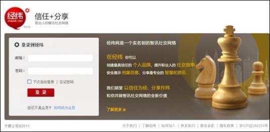 经纬网（职业社交网站）