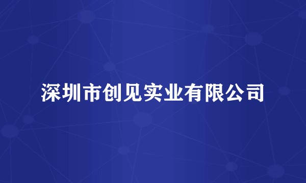 深圳市创见实业有限公司