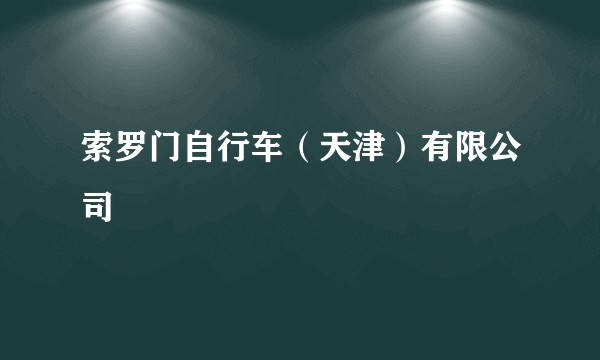 索罗门自行车（天津）有限公司