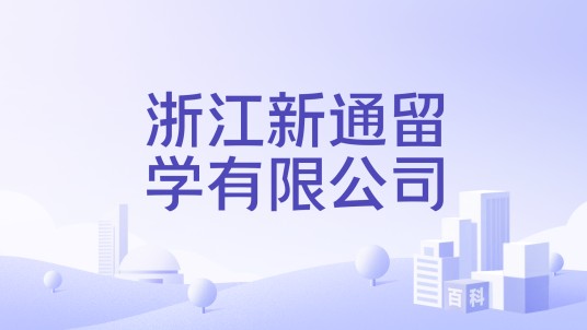 浙江新通留学有限公司（中国留学咨询服务提供商）
