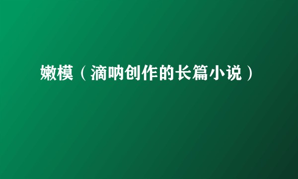 嫩模（滴呐创作的长篇小说）