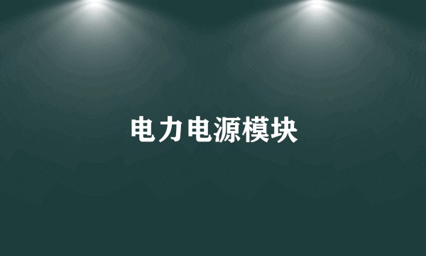 电力电源模块