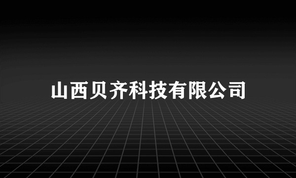 山西贝齐科技有限公司