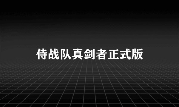 侍战队真剑者正式版