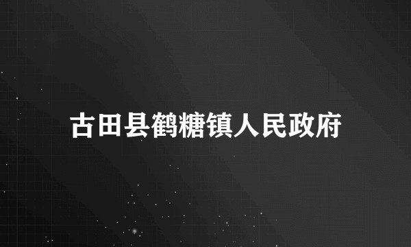 古田县鹤糖镇人民政府