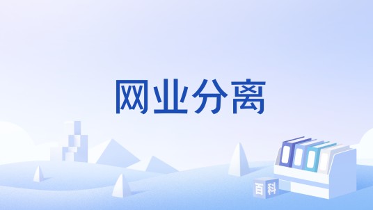 网业分离