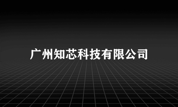 广州知芯科技有限公司