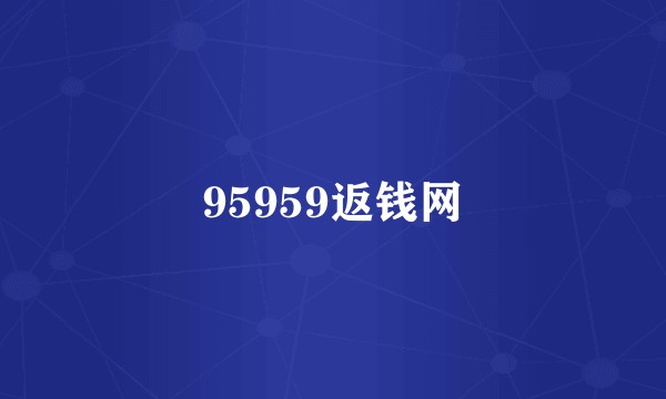 95959返钱网