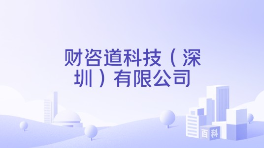 财咨道科技（深圳）有限公司