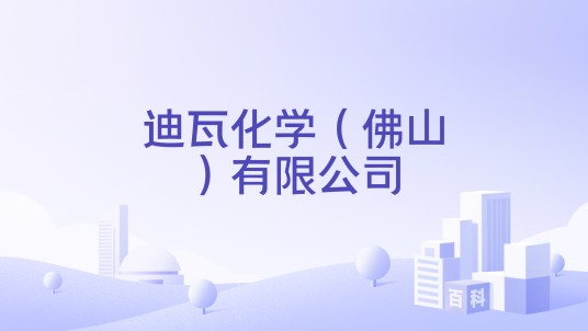 迪瓦化学(佛山)有限公司