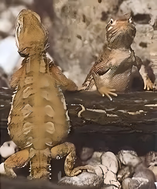 内陆鬃狮蜥
